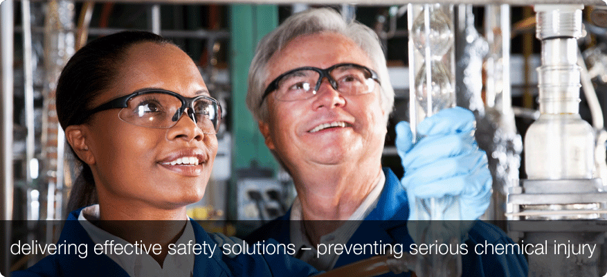delivering effective safety solutions  -  preventing serious chemical injuries