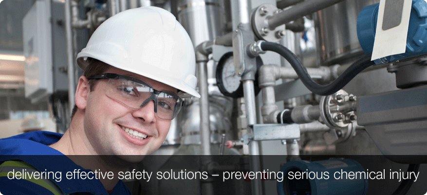 delivering effective safety solutions  -  preventing serious chemical injuries